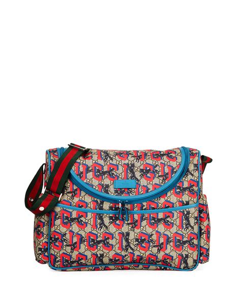 gucci wolves diaper bag|Gucci diaper bag price.